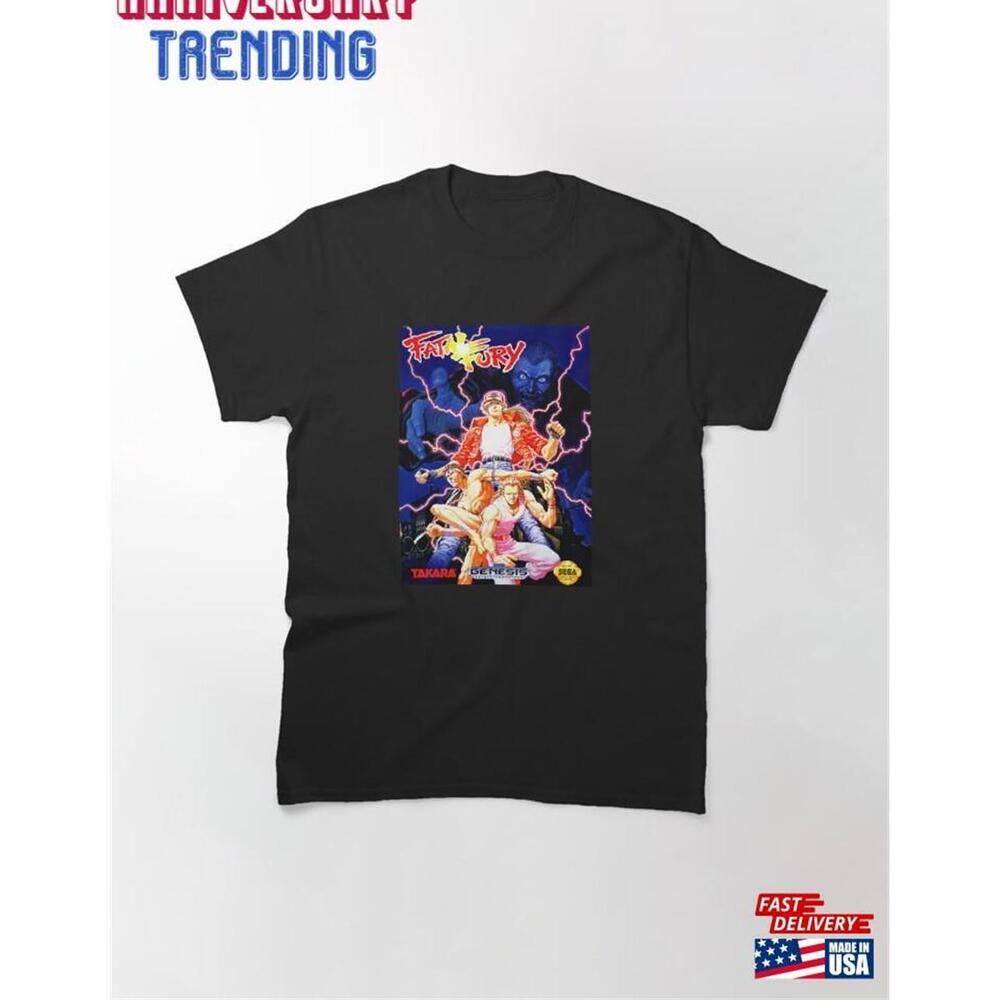 Fatal Fury Box Art Classic Tshirt Unisex